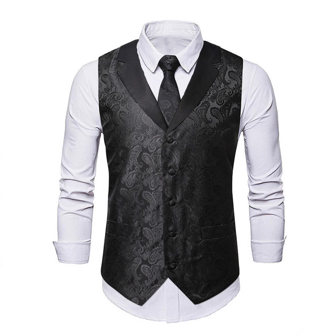 Elegante Herren Weste mit Paisley Muster Modern