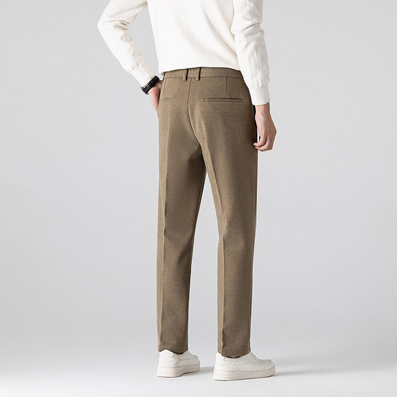 Herren Freizeithose Strukturmuster Elegant Bequem