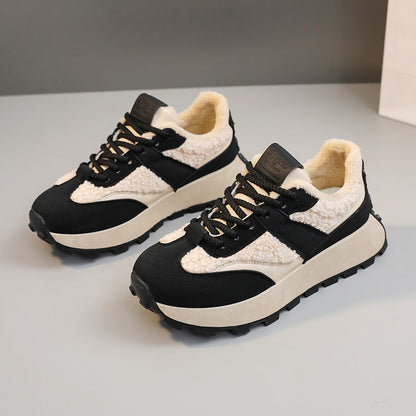 Damen Sneaker Sportschuhe Warmfutter Rutschfest