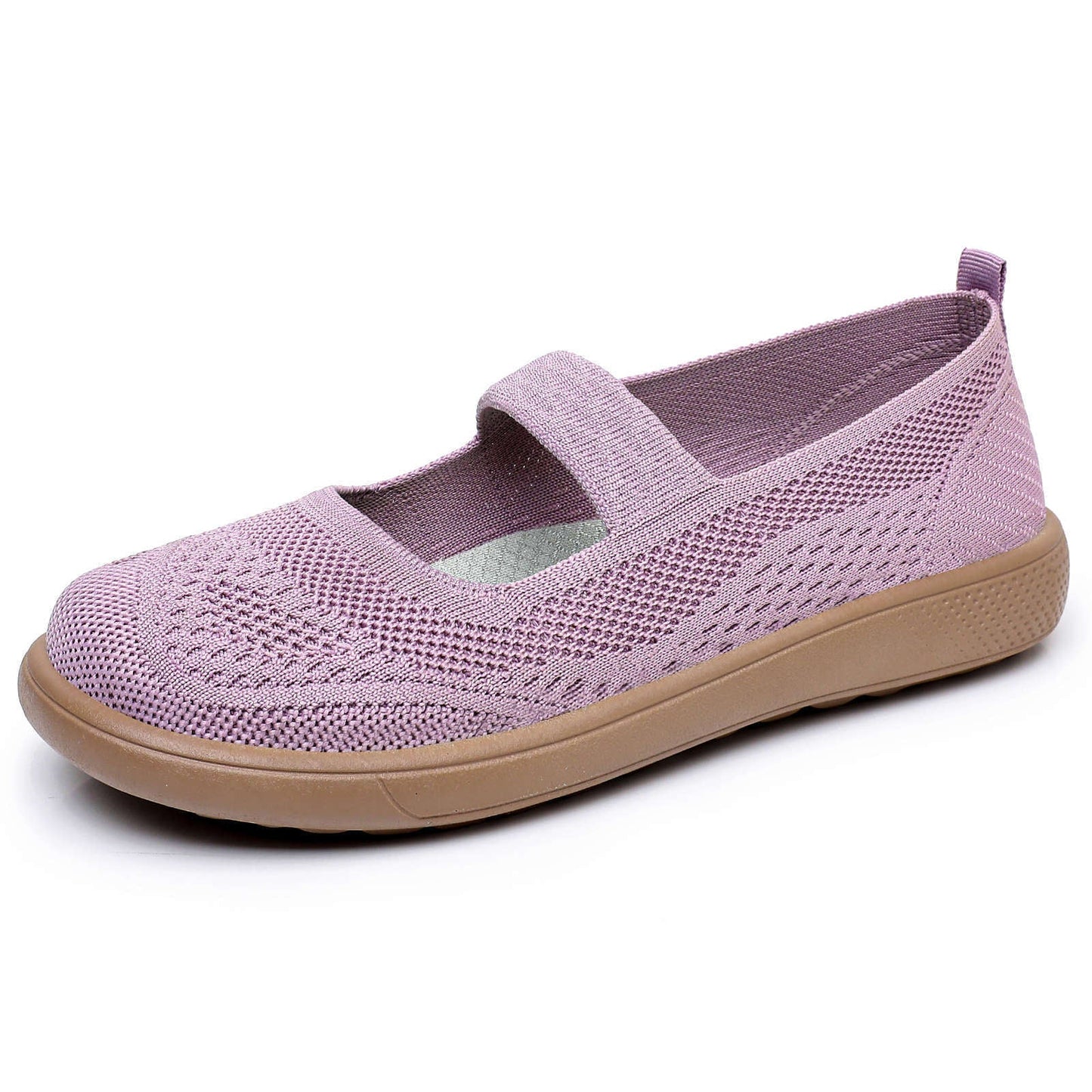 Damen Ballerinas Bequem Elastisch Elegant