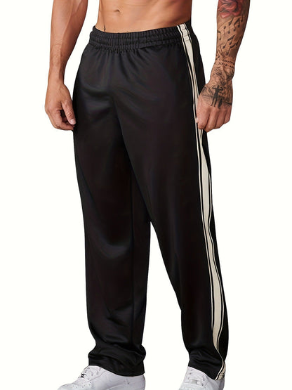 Herren Sport Hose mit Streifen Bequem Freizeit