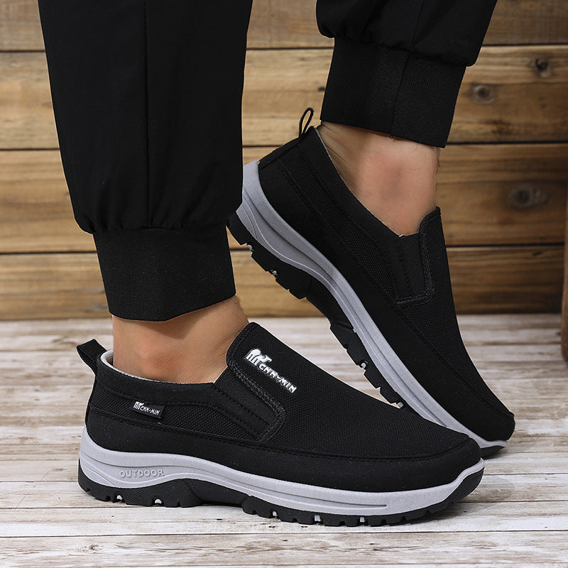 Damen Slip-On Schuhe Atmungsaktiv Rutschfest Bequem