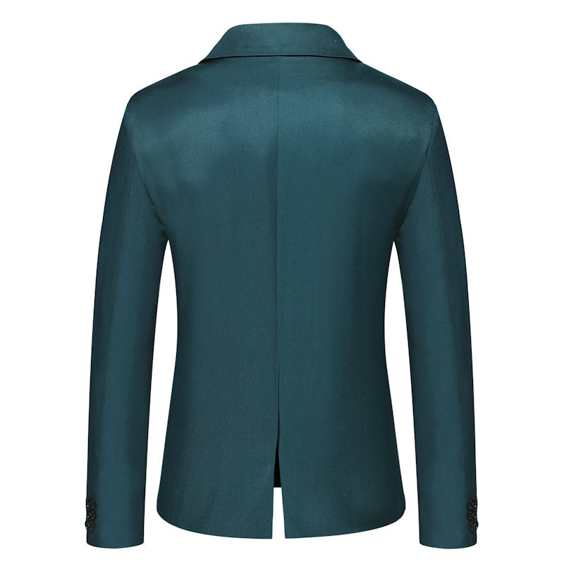 Herren Blazer Elegant Smoking Anzug Modern Schwarz