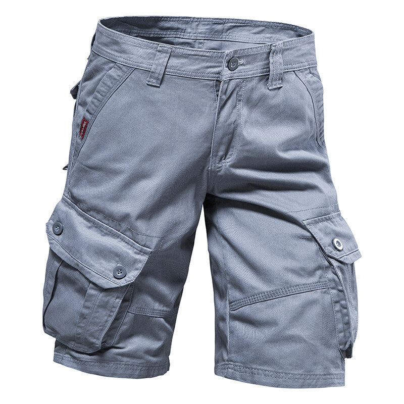 Herren Cargo-Shorts Vieltaschige Freizeit-Shorts Sommer