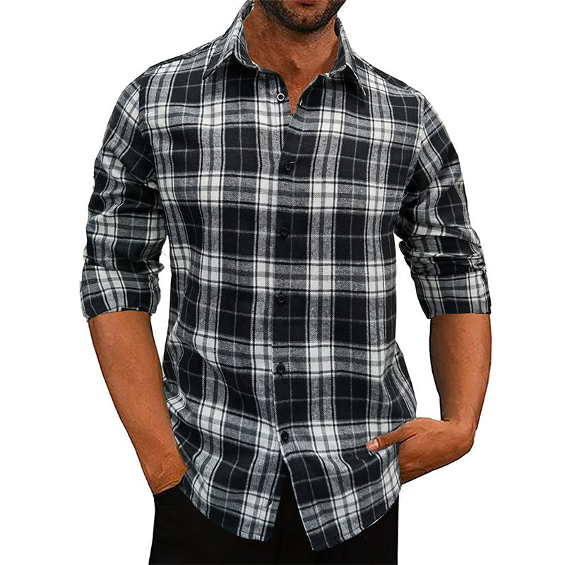 Männer Freizeithemd Casual Trendig