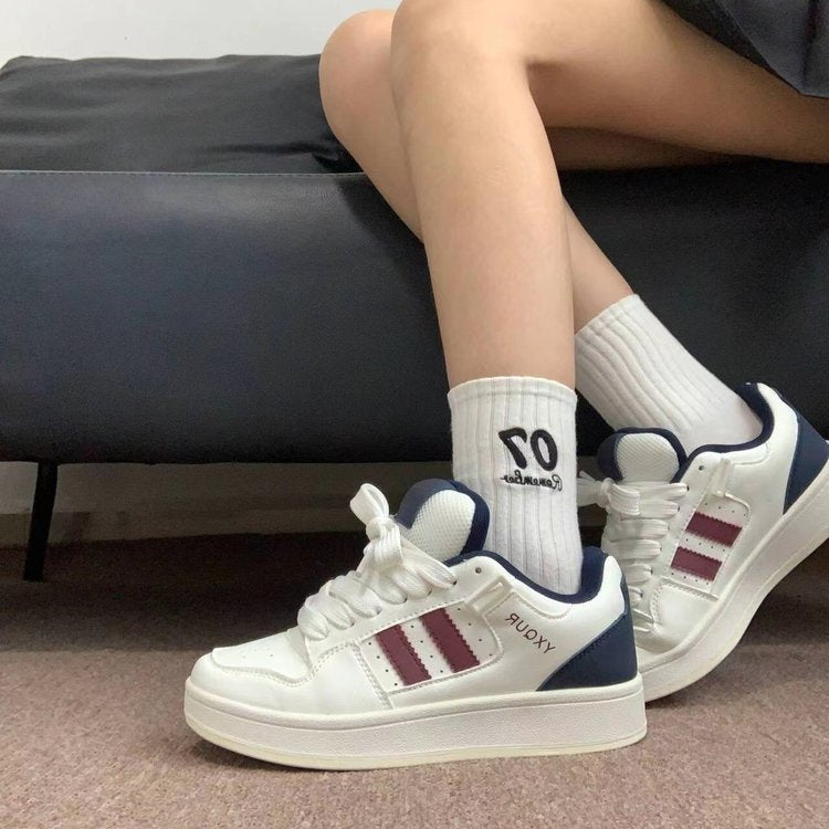 Damen Sneaker Weiß atmungsaktiv Modern Sport