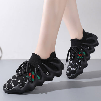 Damen Sneaker Sportlich Atmungsaktiv Laufschuhe Modisch