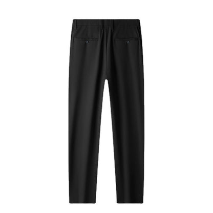 Herren Business-Hose Elegant Slim Fit dunkelgrau