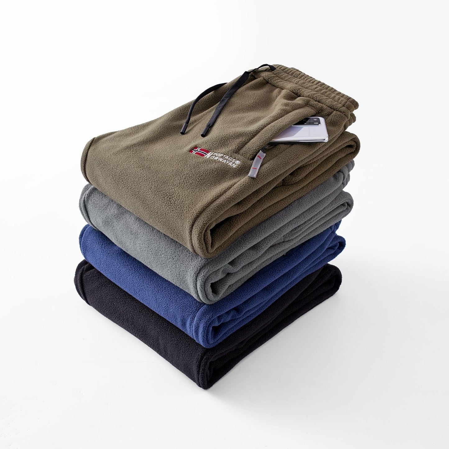 Bequeme Fleece Jogginghose Herren Warm