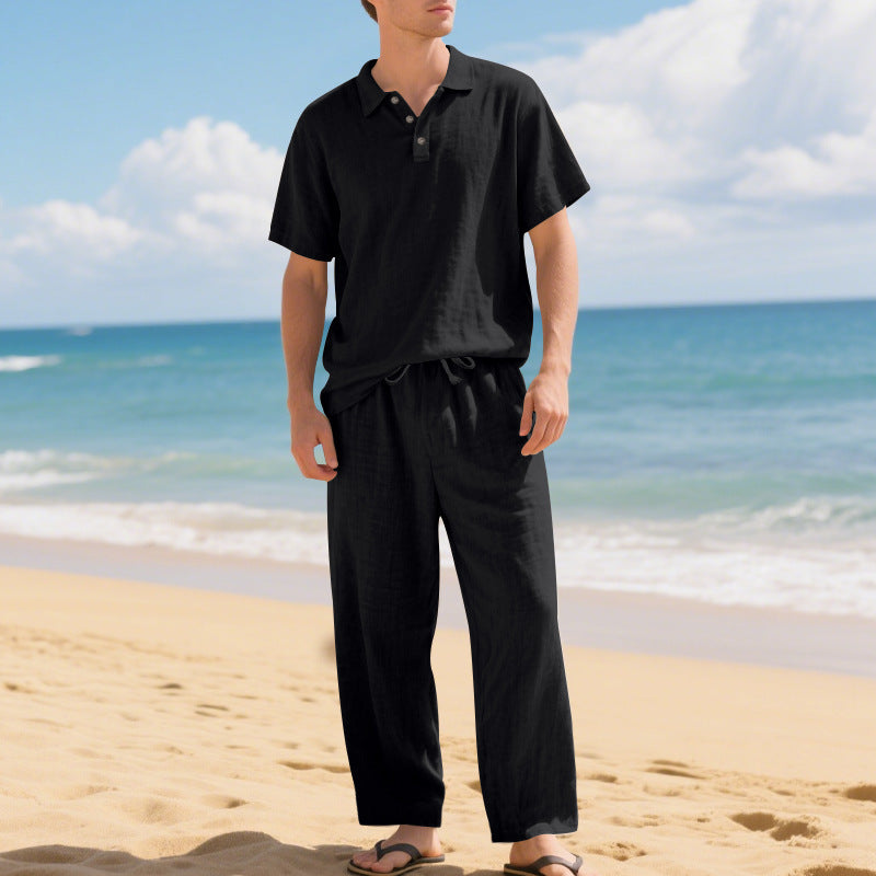 Herren Strandshorts Leicht Lässig Elastischer Bund