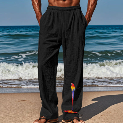 Herren Badeshorts Elastischer Bund Lebendiges Design
