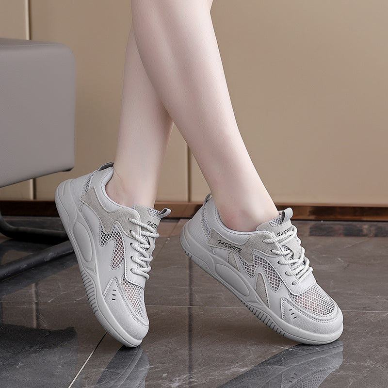 Damen Sneaker atmungsaktiv Mesh bequem Laufschuhe