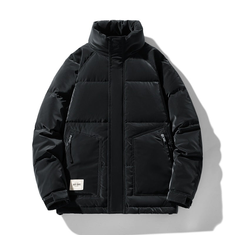 Herren Winterjacke Isoliert mit Hochkragen Warm