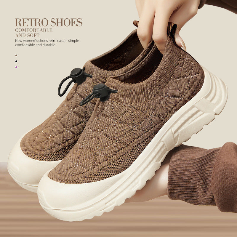 Damen Sportschuhe Bequem Laufschuhe Elastisch - BerlinGlamour