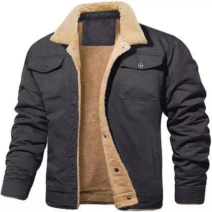 Herren Winterjacke Weich Teddyfutter Warm - BerlinGlamour
