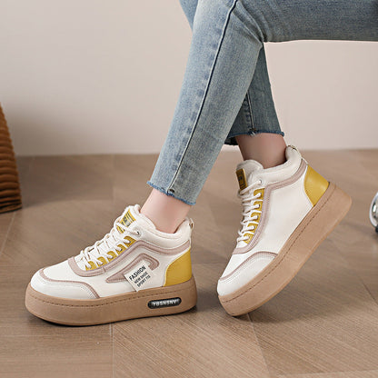 Damen Sneaker High-Top Warm gefüttert Robust