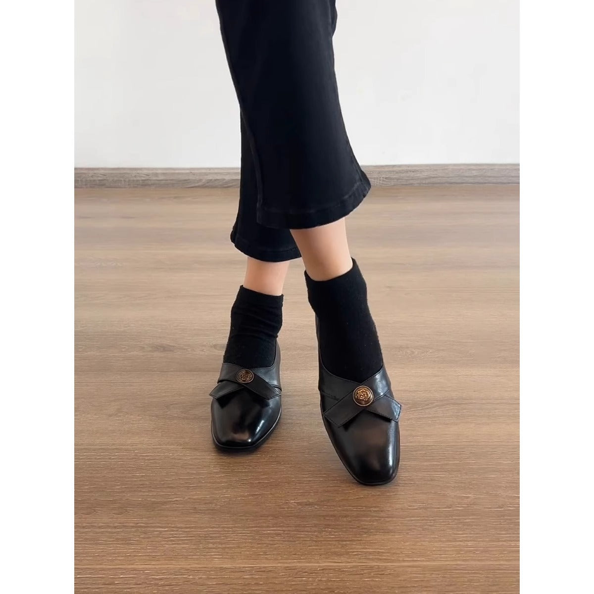 Damen Flats Elegante Riemen Schuhe Chic Mode