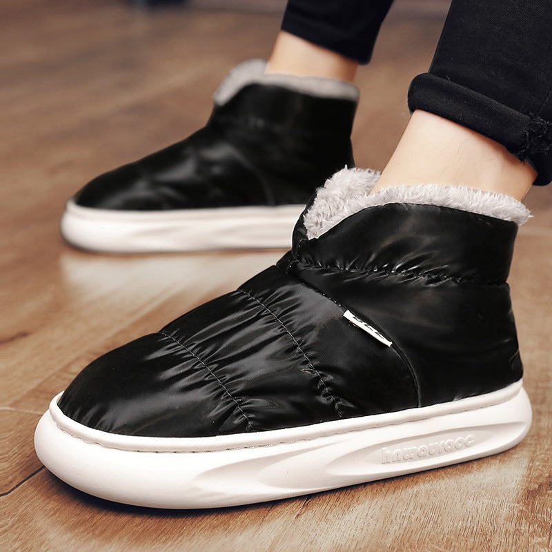 Damen Hausschuhe Stiefel Kuschelig Warm Winter