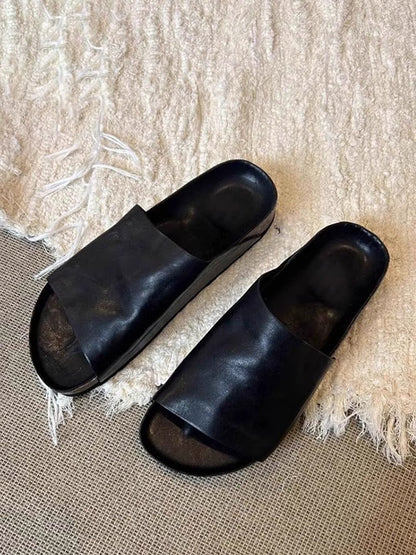 Damen Slipper Weich Leder Ergonomisch Komfort