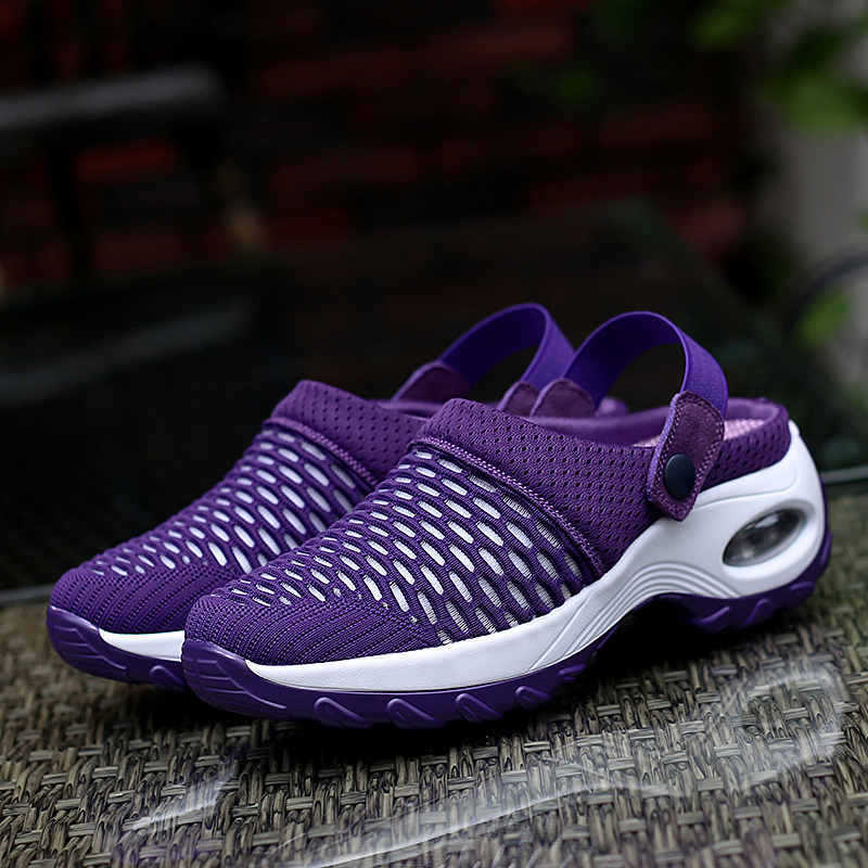Damen Clogs Atmungsaktiv Flexibel Bequem