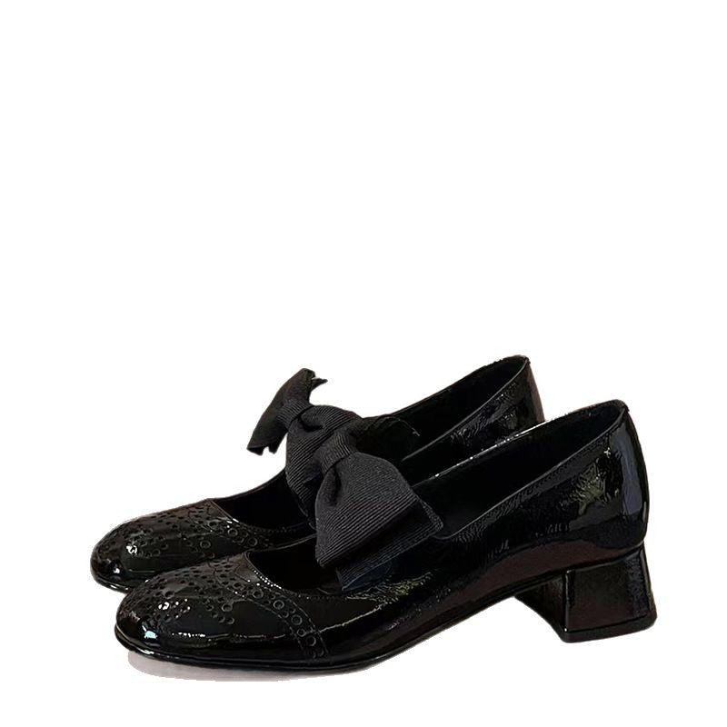 Elegante Damen Pumps mit Schleifen Detail Hochhackig