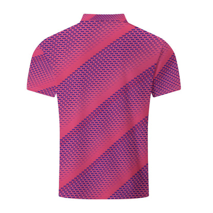 Herren Poloshirt Modern mit Grafikdruck