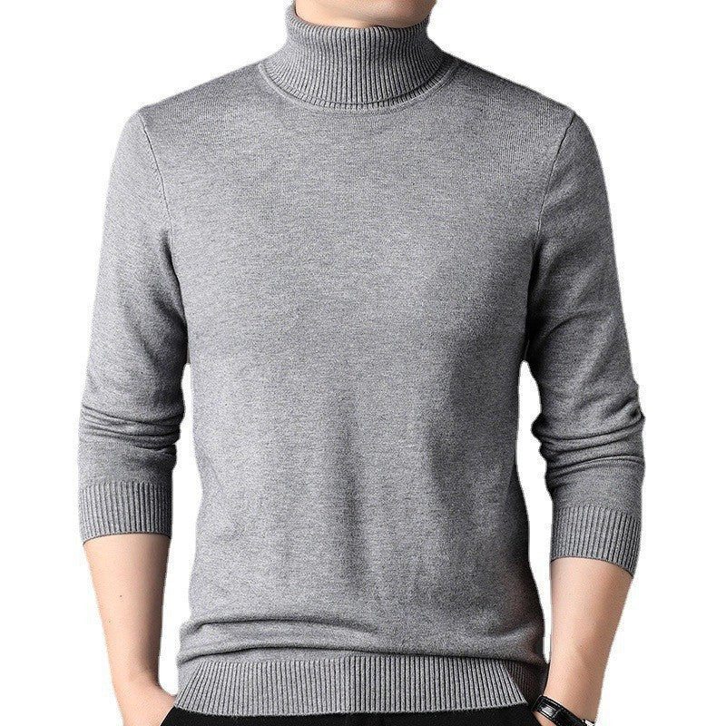 Herren Pullover Rollkragen Figurbetont Modern