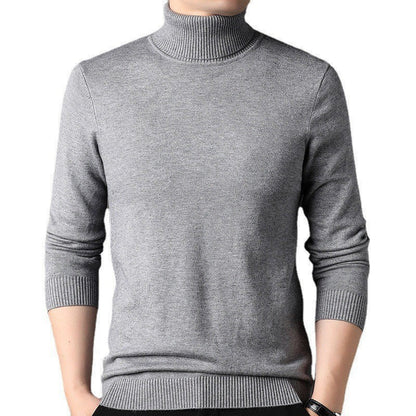 Herren Pullover Rollkragen Figurbetont Modern