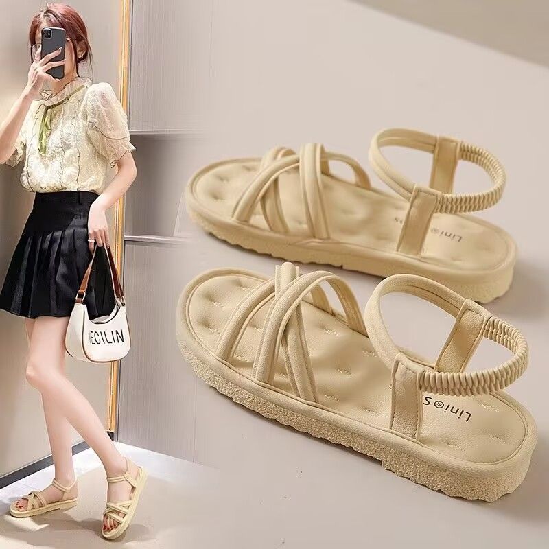 Bequeme Damen Sandalen Elastisch Komfortabel Sommer - BerlinGlamour