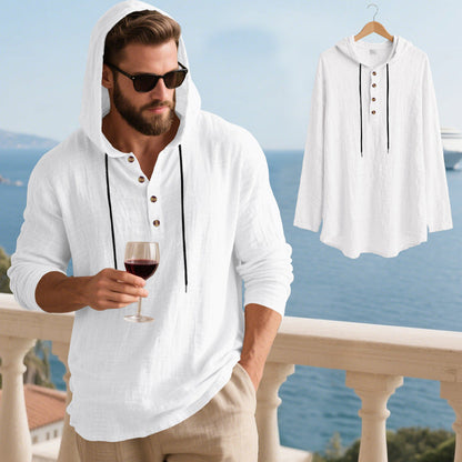Herren Kapuzenshirt Weich Baumwolle Bequem Mit Taschen