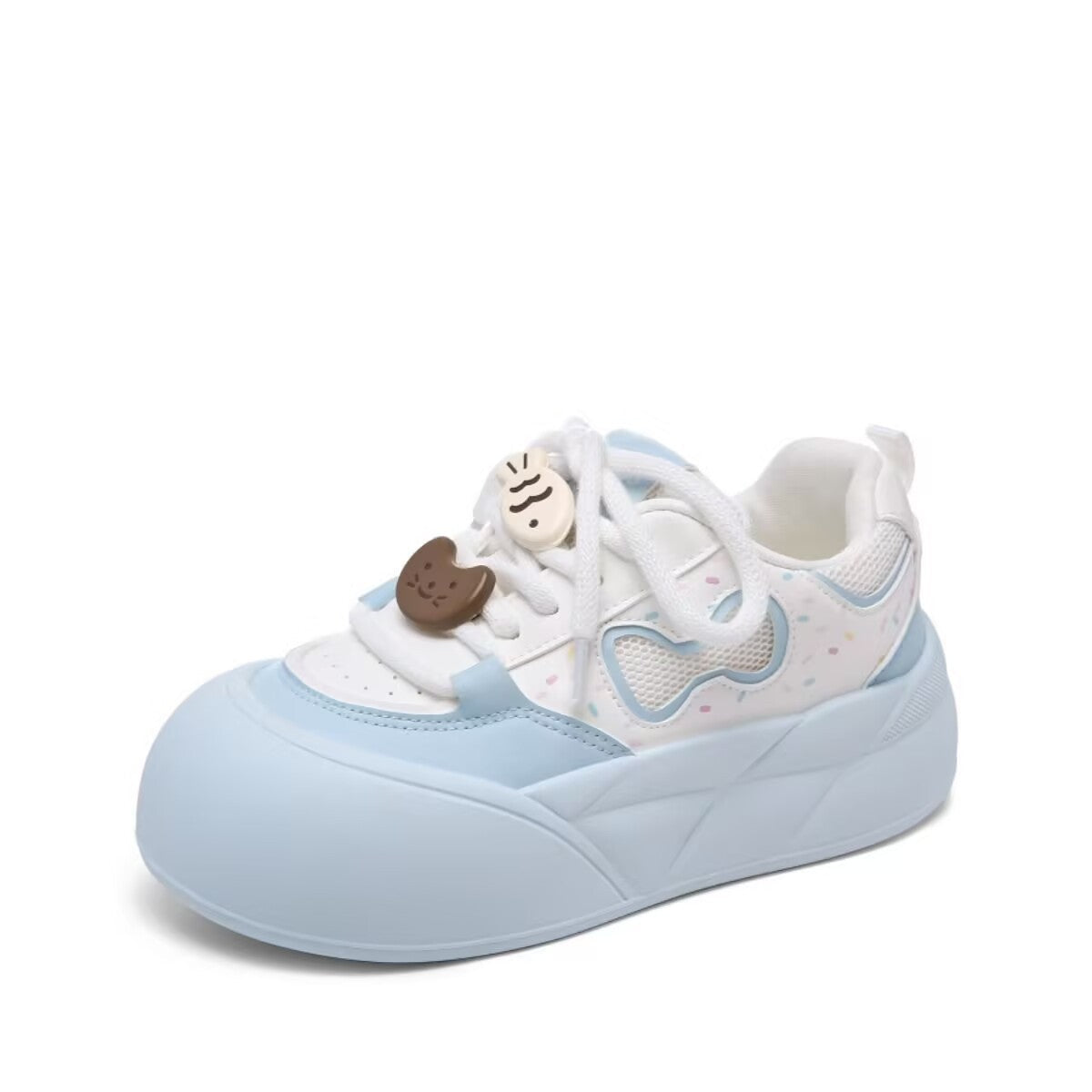 Damen Sneaker Floral Schnürung Frauen Schuhe Mode