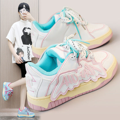 Damen Sneaker Glänzend Einzigartig Trendy Heidi Style - BerlinGlamour
