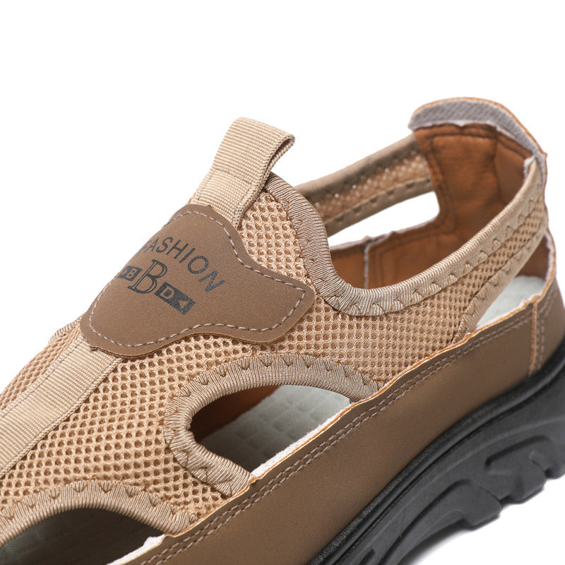 Damen Sandalen Freizeit Mesh Bequem Rutschfest