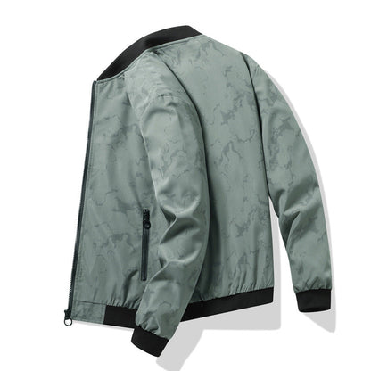 Herren Bomberjacke Sportlich Modern mit Farbenfrohem Print