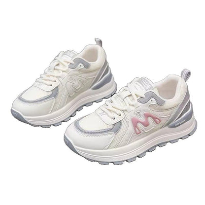 Damen Sneaker atmungsaktiv Mesh Laufsohle Dämpfung