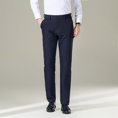 Elegante Herren Businesshose Slim Fit Schwarz