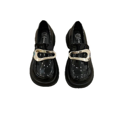 Damen Slipper Komfortabel Glänzende Schnalle Weich