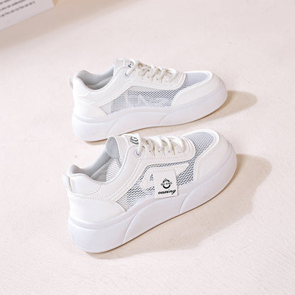 Damen Sneaker atmungsaktiv Komfort Sohle Schuhe Sport
