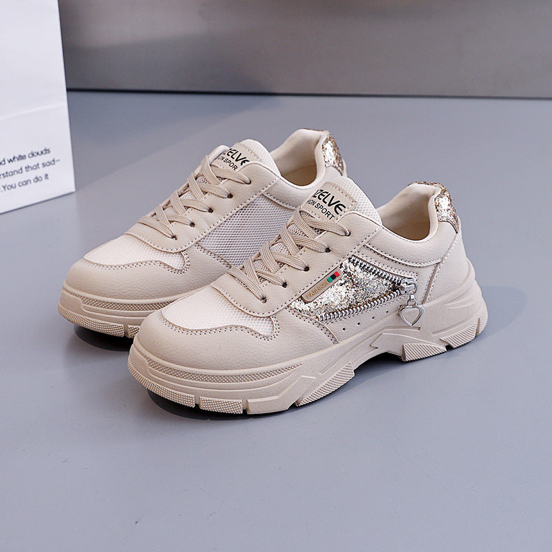 Damen Sneaker Modisch Funkelnd Atmungsaktiv