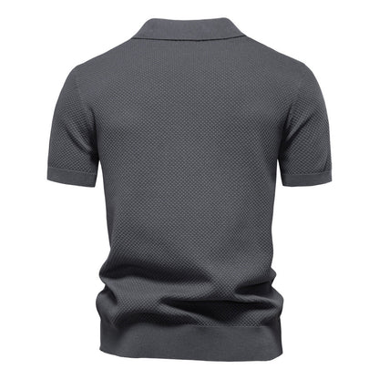 Herren Polo-Shirt Kurzarm Strukturiert Modern Berlin