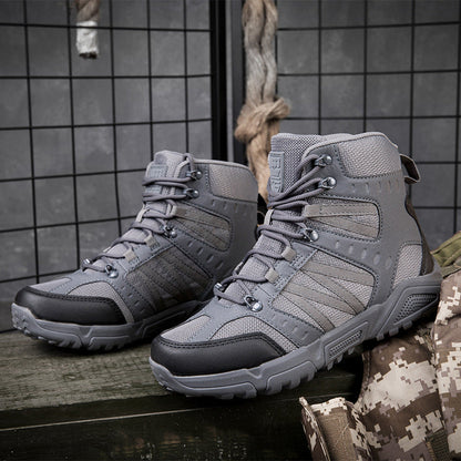 Herren Wanderschuhe Outdoor Robust Knöchelschutz Rutschfest - BerlinGlamour