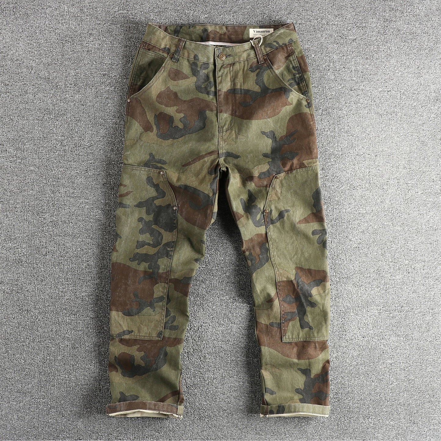 Herren Cargohose Camouflage Modern Multifunktional - BerlinGlamour