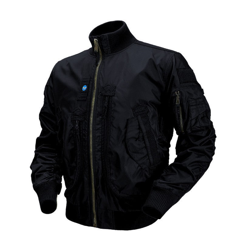 Herren Leder-Pilotenjacke Vintage Style
