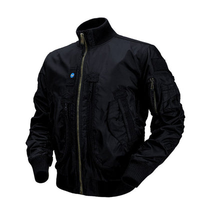 Herren Leder-Pilotenjacke Vintage Style