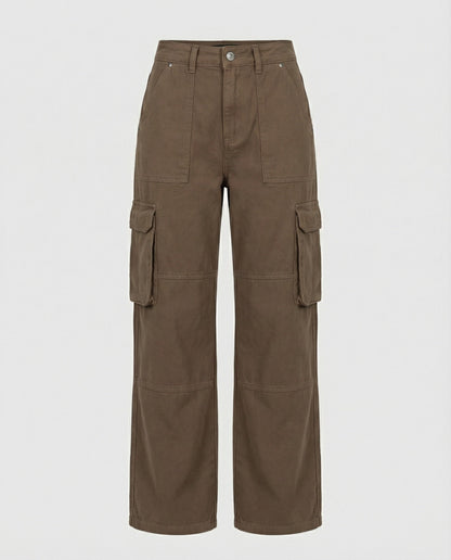 Damen Cargohose Weite Bein Extra Komfortable Arbeitshose