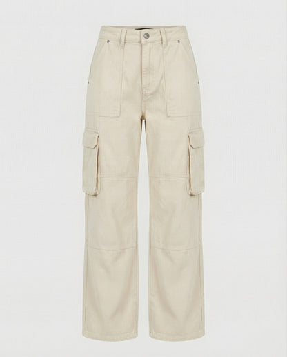 Damen Cargohose Weite Bein Extra Komfortable Arbeitshose
