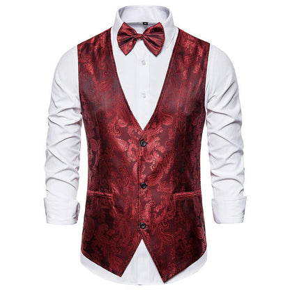 Elegante Herren Satin Weste Berlin Style