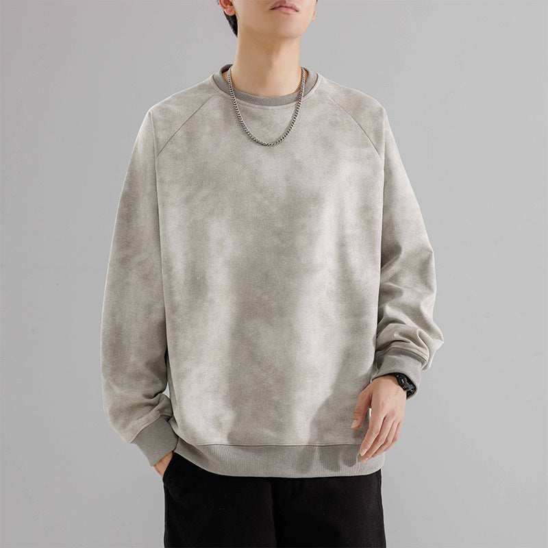 Herren Sweatshirt Lässig Raglan Ärmel Bequem