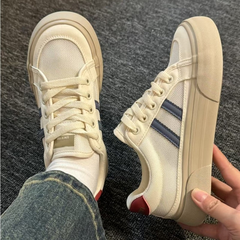 Damen Sneaker Atmungsaktiv Leicht Laufsohle - BerlinGlamour
