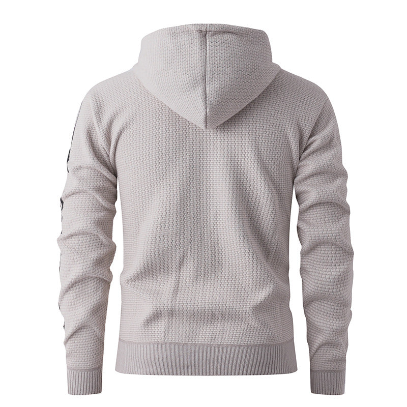 Herren Kapuzenjacke Sportlich Warm mit Weichfutter